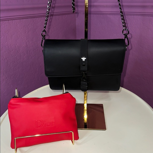 Dior Handbags - Dior Novelty Worker Bee Crossbody & Dior GWP cosmetic bag bundle!